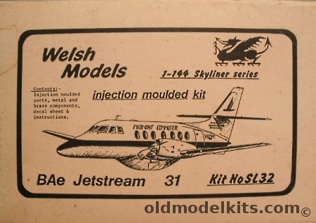 Welsh Models 1/144 British Aerospace Jetstream 31 Piedmont Airlines, SL32 plastic model kit